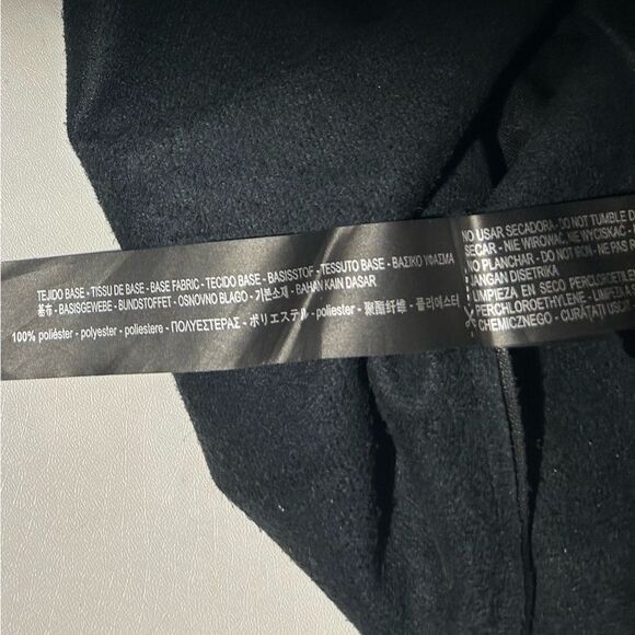 Zara Black Paperbag Waist Pull-On Mini Skirt Size Small - Picture 5 of 6